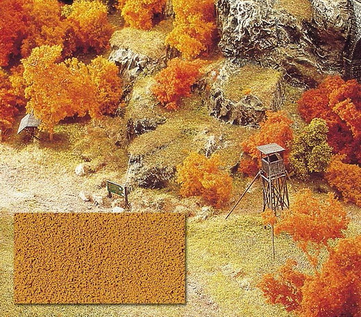 Micro-Flocken gelbbraun