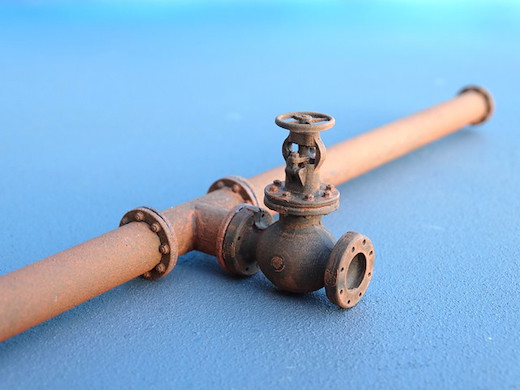 Rohre "T", Flansch m. Schraube Ø 8mm