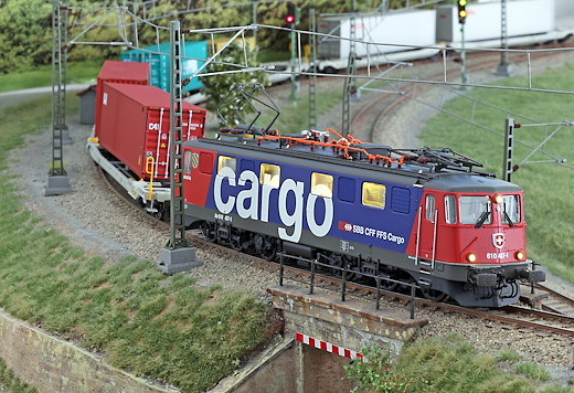 SBB E-Lok  CARGO 610 487-1 Langenthal, Ep V, DCS/ACS