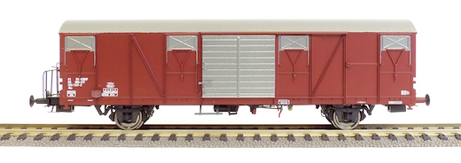 SBB Gbs Güterwagen EUROP mit glattem Dach und Türen mit Sicken Epoche IVa