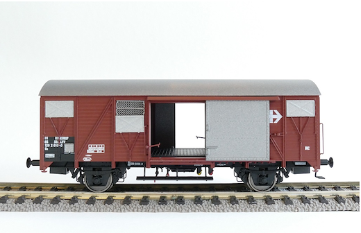 SBB CFF Gs K4 EUROP mit aluminium Luftklappen und grossem SBB Emblem Epoche IV Nr. 120 2010-0