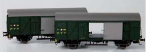 2-er Set SBB CFF Zk PTT Grün Epoche III (exklusiv für KML)