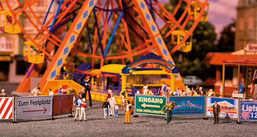 Kirmes-Absperrzäune und -Schilder, 720 mm