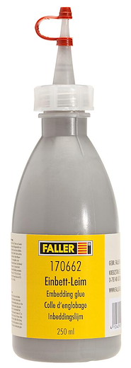 Einbett-Leim, schottergrau, 250 ml