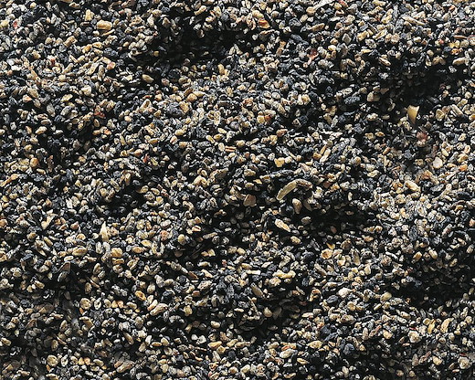 Streumaterial, Gleisschotter,  dunkelbraun, 100 g
