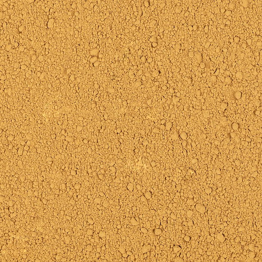 Streumaterial, Pulver, Tonerde-Untergrund, ockergelb, 240 g