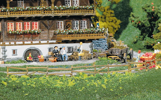 4 Garten- und Feldzäune, 2360 mm