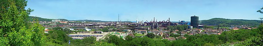 Modellhintergrund Industriegebiet
