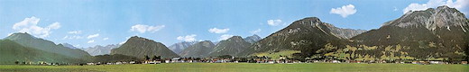 Modellhintergrund-Verlängerung Oberstdorf