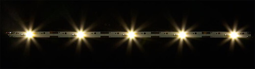2 LED-Lichtleisten, warm weiss, je 180 mm