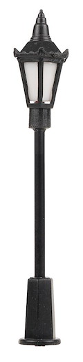 LED-Parklaterne, Sechskantlaterne mit Krone