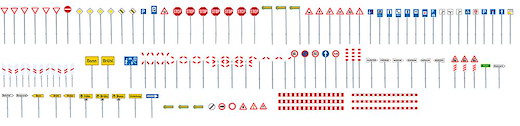 Verkehrsschilder-Set