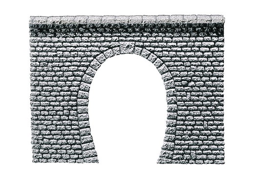 Tunnelportal Profi, Naturstein-Quader