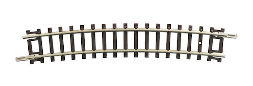 Gebogenes Gleis R5, 15°