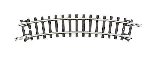 Gebogenes Gleis R1, 24°