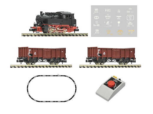 Analog Start Set: Dampflokomotive BR 80 mit Güterzug