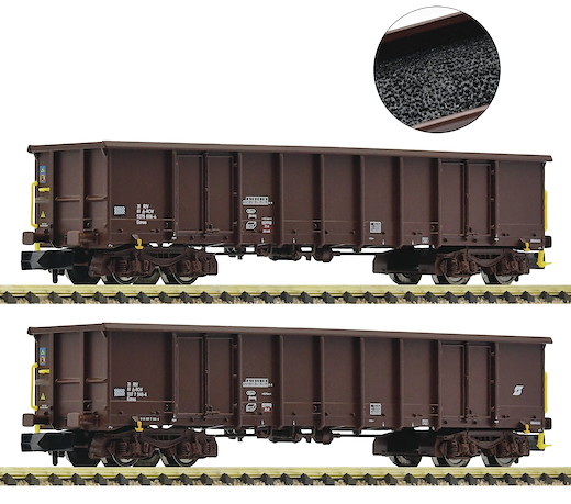 2-tlg. Set: Offene Güterwagen, ÖBB