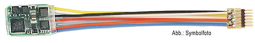6-poliger Decoder mit Stecker (NEM 651)