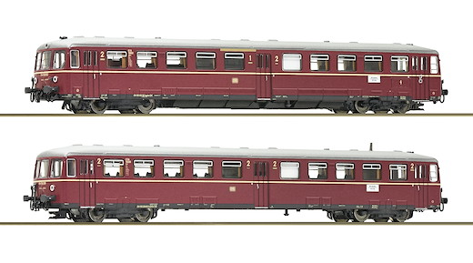 Akkutriebwagen ETA 150 mit Steuerwagen, DB
