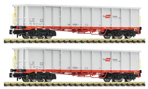 2-tlg. Set: Offene Güterwagen, ÖBB