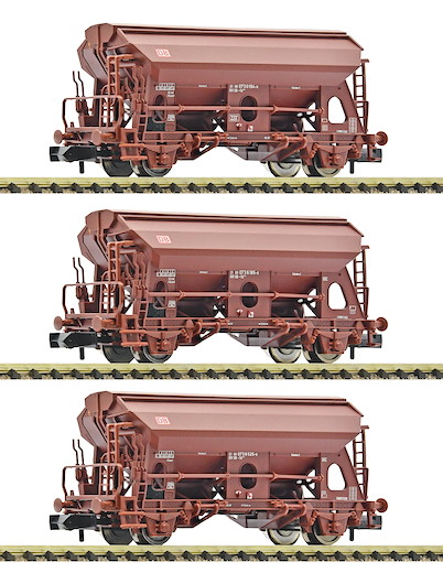 3-tlg. Set: Schwenkdachwagen, DB AG