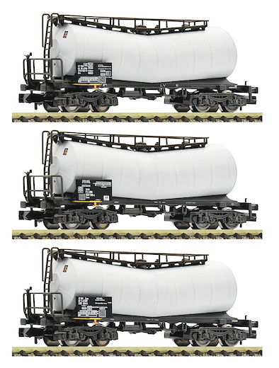 3-tlg. Set: Knickkesselwagen, ATIR-RAIL, Privatbahn