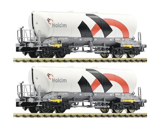 2-tlg. Set: Silowagen, Holcim/Wascosa, Privatbahn
