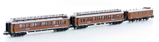 CIWL Set 1, 3-tlg Ostende-Wien-Express 2xSchlafwg. 1xGepäckw