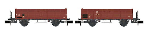 2er Set offene Güterwagen L6 SBB, Ep.III, Holz-Ausführung