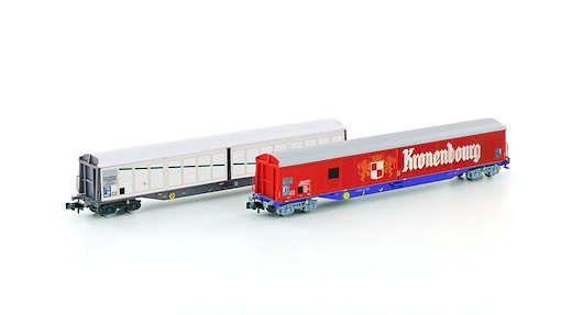 2er Set Schiebewandwagen Habis SNCF/Kronenbourg, Ep.IV