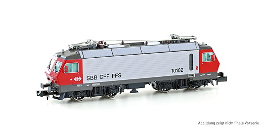 SBB E-Lok Re 4/4 10102 hellgrau, Ep. IV, DCS