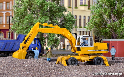 H0 LIEBHERR Mobilbagger mit A