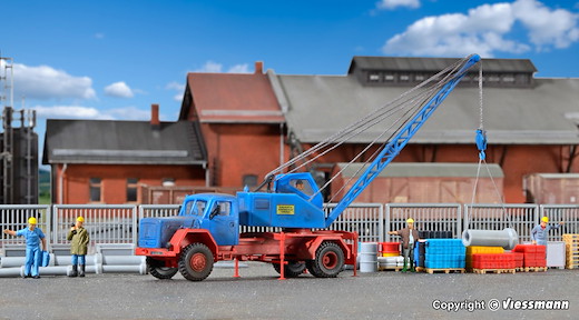 H0 Magirus Eckhauber mit Fuch