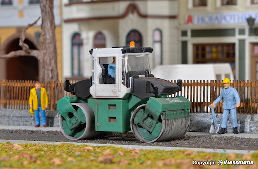 H0 BOMAG Walze "Schwarz Bau "