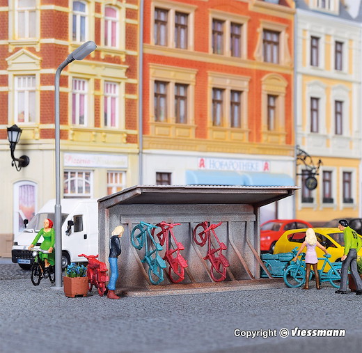H0 Deko-Set Fahrradstaender