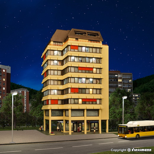 H0 Hochhaus inkl. EBL