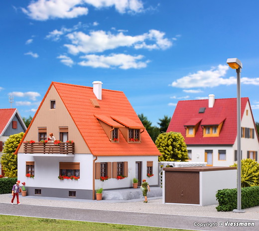 H0 Einfamilienhaus mit Terras