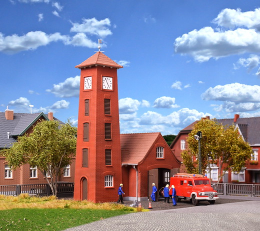 H0 Feuerwehrhaus Bahlburg-L.