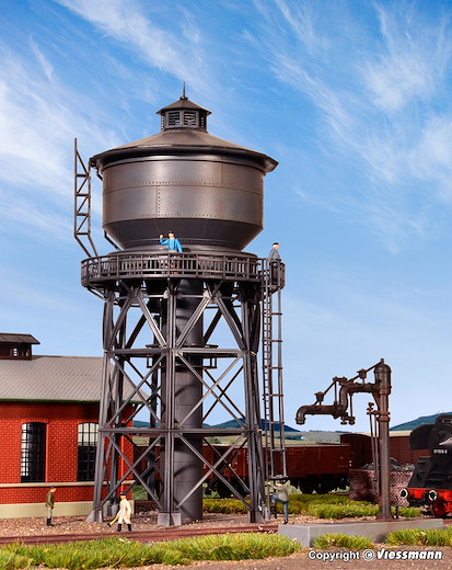 H0 Wasserturm mit Befuellkran