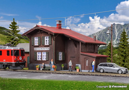 H0 Bahnhof Davos-Mon inkl.HBL