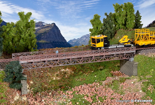 H0 Fachwerk-Stahlbrücke, eing