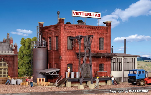H0 Fabrik mit Anbau