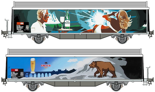 SBB Schiebewandwagen Hbils-vy Gurtenbier / Passuger