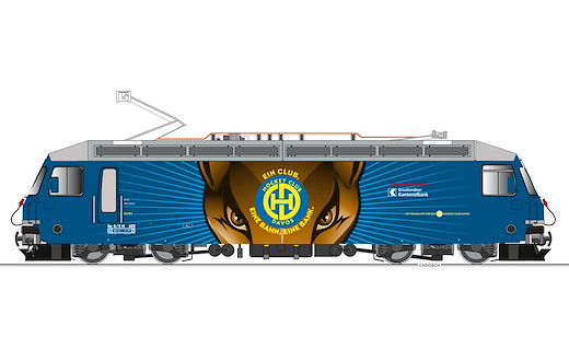 RhB Ge 4/4 III - 652 Vaz/Obervaz Lenzerheide-Valbella HCD