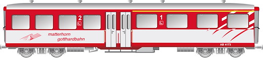 MGB Mitteleinstiegwagen AB4173