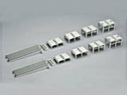 12-tlg. Brückenpfeiler-Set Rampenauffahrt variable Höhen / 23-048