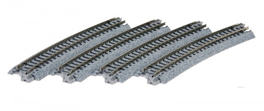 Gleis gebogen R 481-15° / 20-160