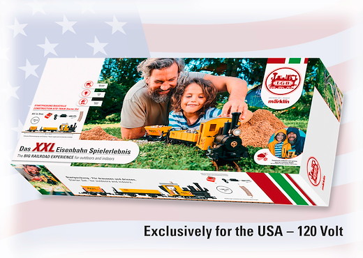 Startset Baustellenzug 120 Volt exklusiv für USA