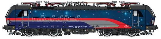 ÖBB Siemens Vectron MS Nigthjert Desigen  Ep VI  AC