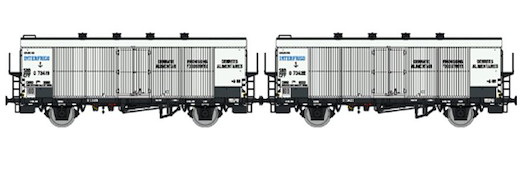 SBB 2er Set lfs  Kühlwagen Interfrigo  Ep III
